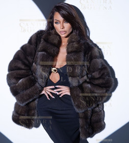 Шуба женская из баргузинского соболя