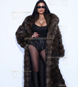 Шуба женская из баргузинского соболя