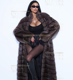 Шуба из баргузинского соболя